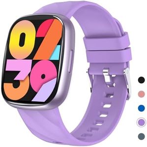 Reloj Inteligente Niño Niña, 1.75" Smartwatch niños con Llamadas Bluetooth, 37 Modos Deportivos Relojes, Monitor de Sueño, Frecuencia cardíaca, Podómetro, Despertador, Reloj Niños Regalo para Niños