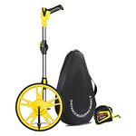 AIRAJ Measuring Wheel 3-Piece, Distance Measure Wheels, 99,999.9m Measuring Wheel,with Tape Measure and Carry Bag,for Measuring Road Land Trundle Wheel