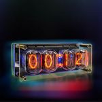 IN-12 Glow Tube Nixie Clock Fluorescent 225 Colors Light Display Time Date