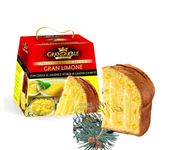 Panettone Doppia Delizia Gran Limone - Gran Ducale Lemon Cream Filled Panettone 750g - Traditional Christmas Cake