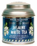 Sancha Tea Boutique, Jasmine White Tea(25X3 Cups), Pure Tea Buds married to real Jasmine Flowers, Worlds Healthiest Tea, Silver Needles White Tea, Jasmine Tea