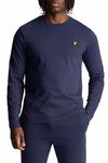 Lyle & Scott Plain Long Sleeve T-Shirt Navy L