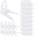 Soaoo 300 Pack Original Shingle Tab Clips for C7 C9 Lights, Christmas Light Plastic Light Clips for Roof and Gutter, Outdoor Outlet Shingle Tabs for Holiday String Light Outdoor