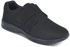 Pegasus | Men's | Wide Fit Trainer | Touch Fastening | Comfortable Trainers | Black
