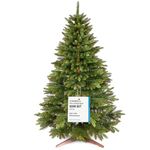 Premium Artificial Christmas Tree 180cm – Realistic, Dense Branches, with Wooden Stand and Storage Bag – Artificial Tree by Pure Living