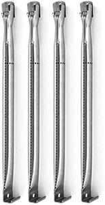 Stainless Grill Burner Replacement Parts for Broil Chef, Henderson, Bond, Uniflame, IGS GSC3218WA, SRGG41009, GSF2818K, GBC1069WB-C, GS-2504 Gas Models 4-Pack