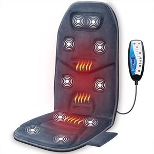 COMFIER Rückenmassagegerät mit Heizung, Massagesessel mit 10 vibrierenden Massagemotoren, Massagesessel für Rückenbeschwerden, Massagesitzkissen für Home Office, Geschenke für Männer und Frauen