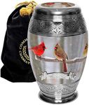 Cardinal Cremation Urns for Human Ashes Adult Man & Urns for Ashes