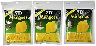 7D Mangoes Naturally Delicious Dried Tree Ripened Dried Mango - Set of 6