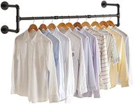 IBUYKE Wall Mounted Clothes Rail, 1