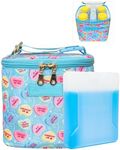 Sarah Wells Cold Gold Breastmilk Cooler with Ice Pack (Candy Conversation Hearts)