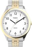 Timex Modern Easy Reader 40 mm Mens Two-Tone Expansion Band Watch TW2U40000