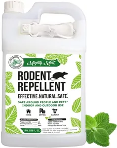 Mighty Mint Gallon (128 oz) Rodent Natural Peppermint Oil Spray with Cloth