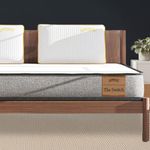 SleepyCat Switch Dual Ortho Mattress | Premium Quilted Fabric with Pain Relief Technology | Reversible Medium Soft & Firm Side | Airy & Breathable with Aeroflow Foam | Queen Size (78x60x6 Inch)
