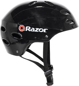 Razor V-17 Youth Multi-Sport Helmet, Gloss Black