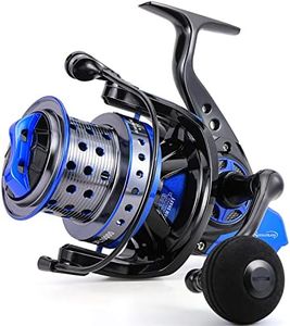 Sougayilang Spinning Reels 10000 Series Surf Fishing Reels, Ultra Smooth Powerful with CNC Aluminum Spool, Inshore & Offshore Saltwater Fishing