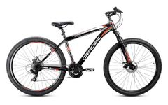 CRADIAC - Xplorer 21 Speed | 29" Inch Mountain Bike | Front Suspension Fork | Dual DISC Brake | Double Wall Alloy Rim | Unisex MTB | 18.5 INCH Hitensile Steel Frame |Unisex