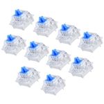 10 Pcs Cherry MX Blue Switch Replacement, Gateron patch switch Blue Switches Mechanical Keyboard Switches Replacement Key Switches 3Pins Keyboard Dedicated Shaft Body for Mechanical Gaming Keyboard