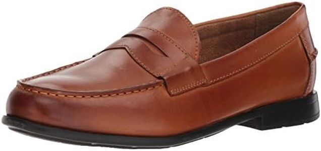 Nunn Bush Men's Drexel Penny Loafer with Kore Comfort Technology, Cognac, 11