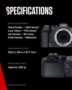 Canon EOS R7 Mirrorless Camera Body – 32.5MP
