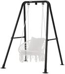 G TALECO GEAR Hammock Chair Stand,Heavy-Duty Steel Hammock Stand,300LBS Multi-Use Swing Stand for Outdoor Indoor，Hammock Chair not Include (Black)