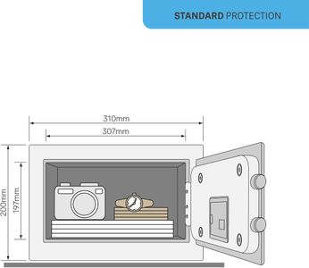 Yale Small Digital Safe – Electronic Lock, Compact Security Box