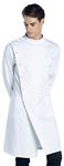 Dr. James Premium Howie Style Unisex Lab Coat for Men & Women, Cuffed Sleeves, Classic Fit, Snap Closing, 43" Length (4XL (Men 4XL / Women 5XL))