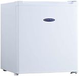 IceKing TT46WE Mini Fridge | White Table-Top Drinks Fridge | Small Fridge For Bedrooms - White, A+ Energy