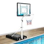 DWVO Pool Basketball Hoop, 4.1-5.7f