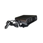 Lotatheta Car Heater Vehicle Fan 2 in1 Portable 30 Seconds Fast Heating Quickly Defrosts Defogger 12V 150W Auto Ceramic Heater Cooling Fan Plug In Cig Lighter Demister Black