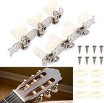 3 on a Plate Short Acoustic Guitar Tuning Pegs keys Machine Heads Tuners, Guitar Machine Heads Knobs Guitar String Tuning Pegs Machine Head Tuners,Guitar String Tuning Pegs Machine Heads Tuners