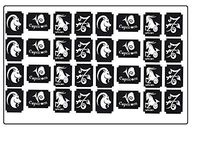 Capricorn Collection (Capricorn Tattoo Body Stencils)