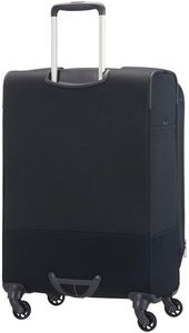 Samsonite Base Boost Medium Soft Luggage, 66cm, 4-Wheel, Expandable, Black