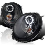 Spec-D Tuning 2LHP-MINI06JM-TM Black Projector Headlight (Housing)