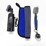 HH-GOLF Golf Club Cleaning Kit, Golf Club Cleaning Brush With Water Spray Bottle & Microfiber towel, Golf Club Groove Cleaner