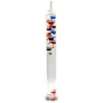 Large 44cm tall Free standing Galileo thermometer in protective packaging