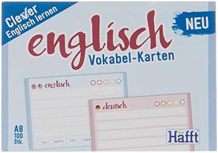 Vokabel-Karten Englisch 100 Stück A8, Standard einzeln