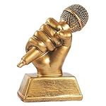 Juvale Golden Microphone Trophy - S
