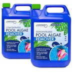 Jarder Hot Tub and Pool Algae Remover 10L - Super Concentrated Formula - Removes Algae Immediately - Prevents Algae Regrowth