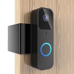 Weazinck Anti-Theft Video Doorbell Door Mount, Compatible with Blink Video Doorbell, No Need to Drill, Durable and Stainless Steel Doorbell Mount for Apartment, Door Renters, Home and Office