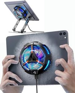 ACEDAYS iPad Cooler,Magnetic Tablet Cooler for ipad/Surface pro/Samsung Tab,Universal Radiator with Temperature Display for Mobile Gaming,Tiktok Live Streaming(Including Tablet Stand Holder)