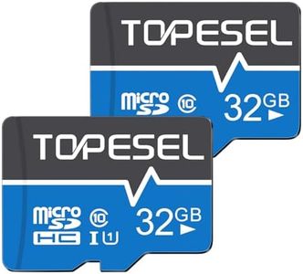 TOPESEL 32GB(The Actual Usable Capacity is 28.8GB) Micro SD Card 2 Pack Memory Cards MicroSDHC UHS-I TF Card Class 10(32GB 2Pack)