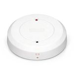 Window Break Sensor, 8.6cm/3.4in Wired Glass Break Detector, Round Door Window Sensor Tamper Alarm Ceiling Wall Mount Glass Ring Alarm for Home Office Safe System