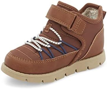 OshKosh B'Gosh Unisex-Child Allister Fashion Boot, Brown, 4 Toddler