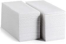 MORGIANA 100PCS Disposable Hand Towels, Linen Feel Paper Napkins, White Guest Towel Paper Serviette Napkin, Thick Hand Towels for Bathroom, Wedding, Parties, Christmas