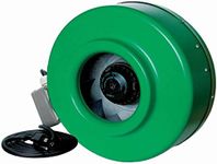 Hydrofarm ACDF8 Active Air 720 CFM Inline Fan, 8-Inch