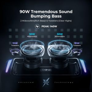 Tribit StormBox Blast Bluetooth Speaker – Portable Wireless Speaker