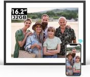 BSIMB Digital Photo Frame, 16.2 Inch Large Digital Picture Frame Photo Frame Electronic 32GB IPS HD Touchscreen Remote Control, Share Photos/Video via App/Email, Auto-Rotate, Wall-Mounted