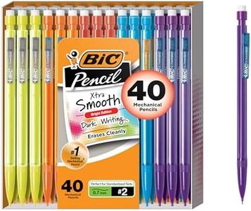 BIC Mechanical Pencil Xtra Smooth Bright Edition, Black, 0.7mm, 40-Count, MPCE40-BLK