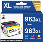 Palmtree 963XL Ink Cartridges Multipack Compatible for HP 963XL 963 for HP Officejet Pro 9010e 9010 Ink Cartridges 9012 9012e 9020 9020e 9014 9014e 9015 9015e 9018e 9019e 9022 9025e（Upgraded Version）